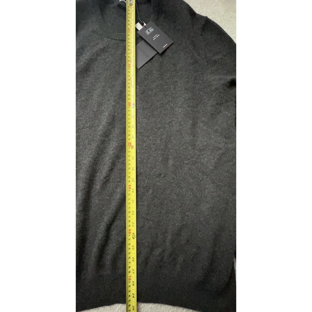 New With Tags NAADAM The Original 100% Cashmere Sweater Men's Gray Size XL - Picture 8 of 9